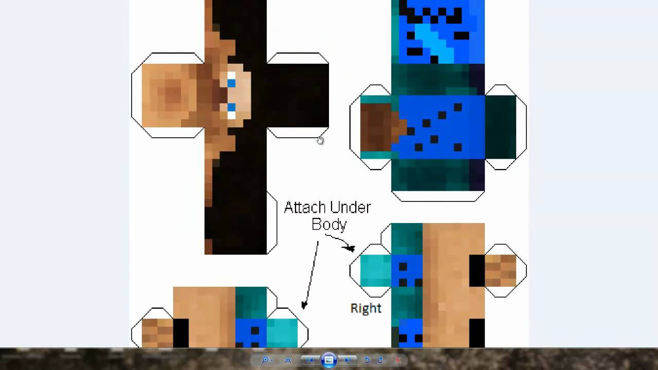 Minecraft Basteln - Papercraft Mini Advanced Villager ...