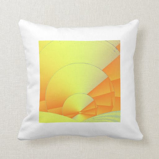 Digital Daylight Throw Pillow