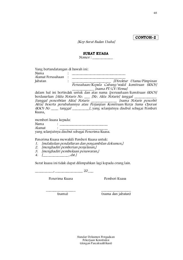 Contoh Surat Perjanjian Joint Venture Atau Kerjasama Usaha 