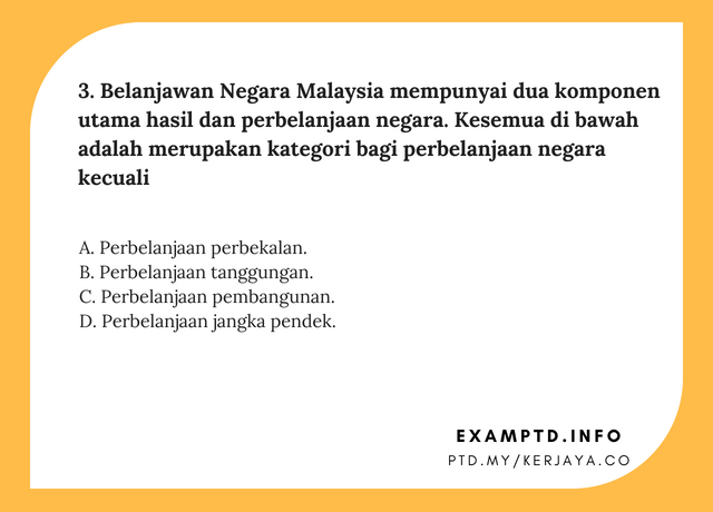 Soalan Pengetahuan Am Isu Semasa - Selangor k