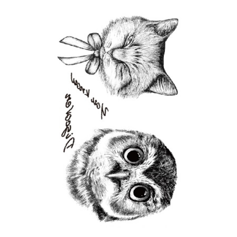  Desain  Tato  Burung Hantu Di  Tangan  Paimin Gambar