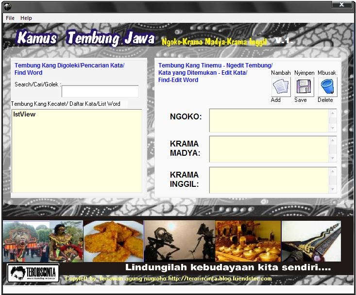 Download Gratis Kamus Bahasa  Jawa  Ngoko Krama  Madya Krama  