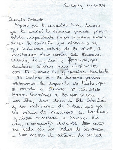 Carta Para Un Amigo Preso - New Sample v