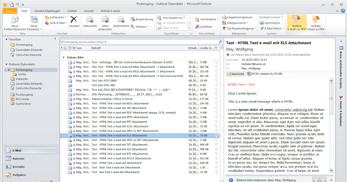 Business wissen, management, security: Email archivieren