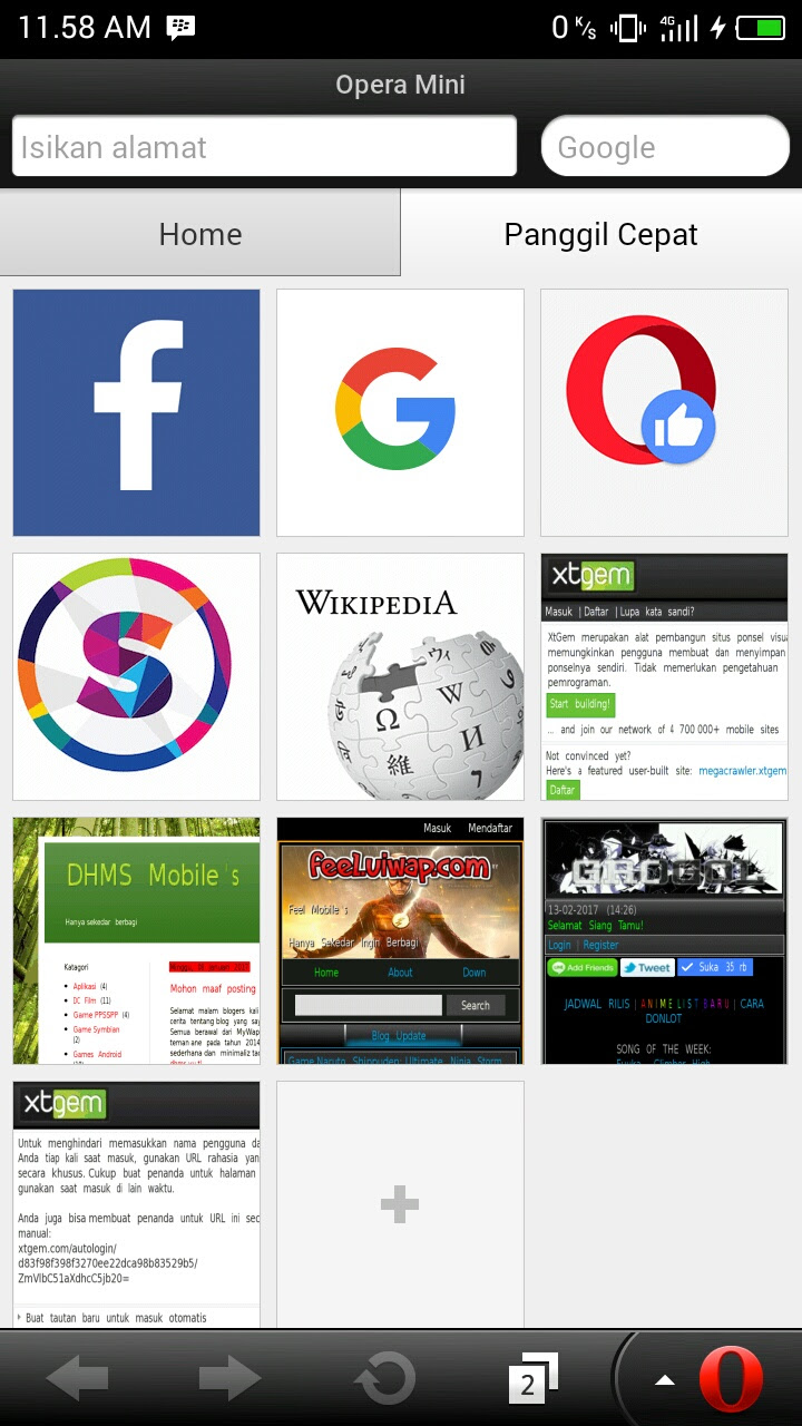 It has a slick interface that embraces a modern, minimalist appearance, in conjunction with piles of tools to create surfing more pleasing. Opera Mini Android Versi Lawas Feel Mobile S