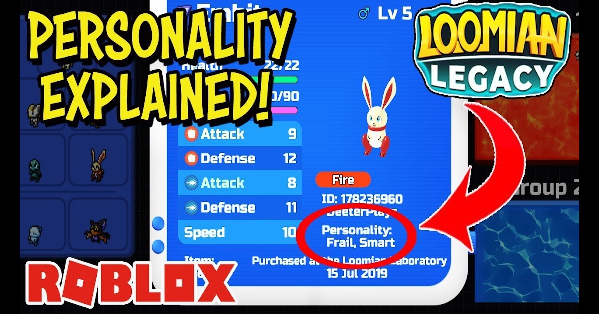 Switching To A New Iphone Roblox Download Loomian Legacy Personality Traits Explained Roblox How Each Trait Strengthens Or Weakens Skills - roblox loomian legacy duskit evolution free robux promo