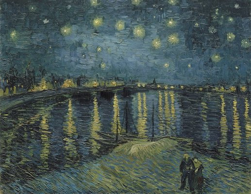 Vincent van Gogh, Starry Night over the Rhone 