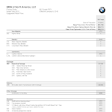 Bmw Build Sheet