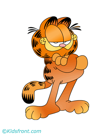 Garfield, december 1996 comic strips. Garfield Coloring Pages For Kids To Color And Print