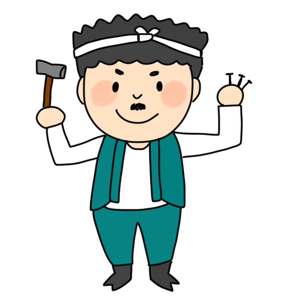 ベスト 大工 さん イラスト 14 Baygazojp