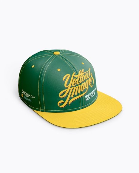 Download Free Snapback Cap Mockup (Right Half Side View) (PSD ...
