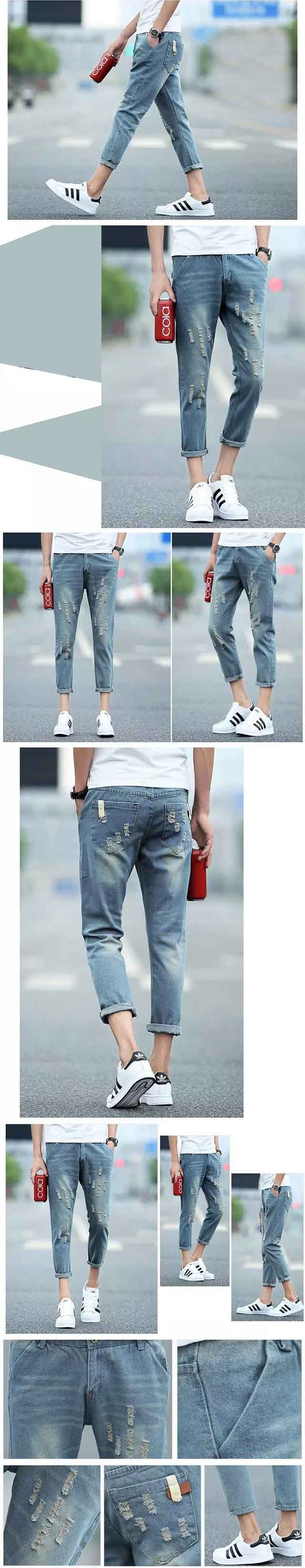 Terkini 54 Model  Celana  Jeans  Sobek  Pria 