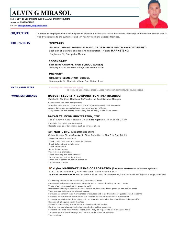 Curriculum Vitae: Curriculum Vitae Sample Nurses Philippines