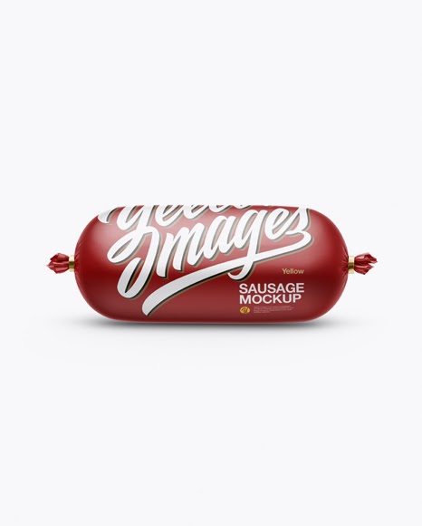 Download Sausage Chub Mockup Packaging Mockups