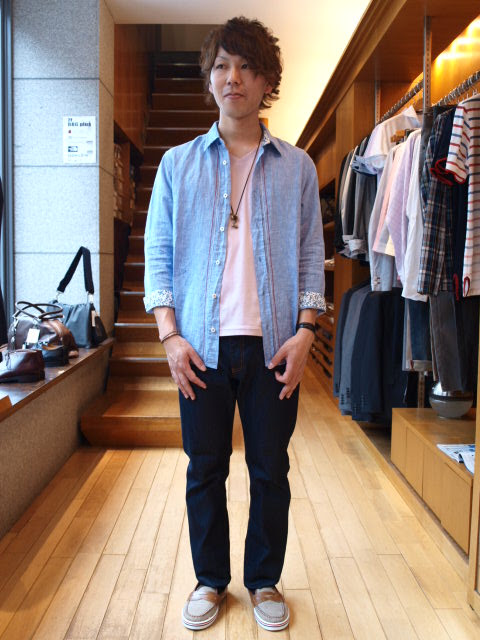 ファッションのインスピレーション 75 青tシャツ コーデ メンズ 春