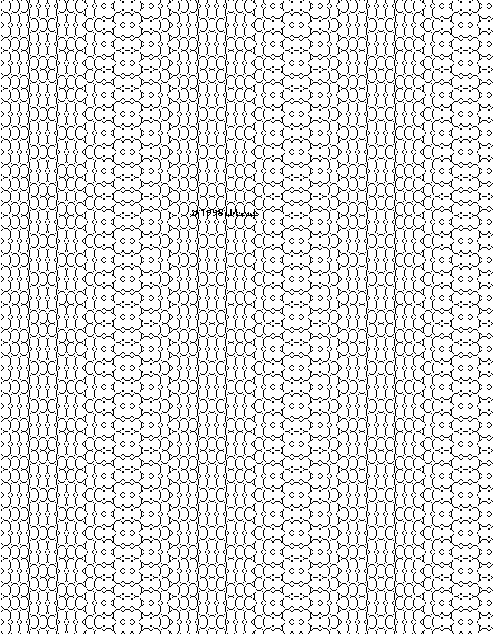 blank peyote stitch graph paper bead pattern free