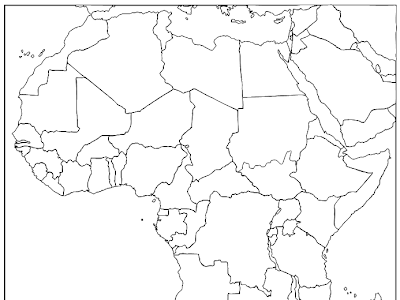 √ 100 ou plus carte vierge de l'afrique de l'ouest 128492