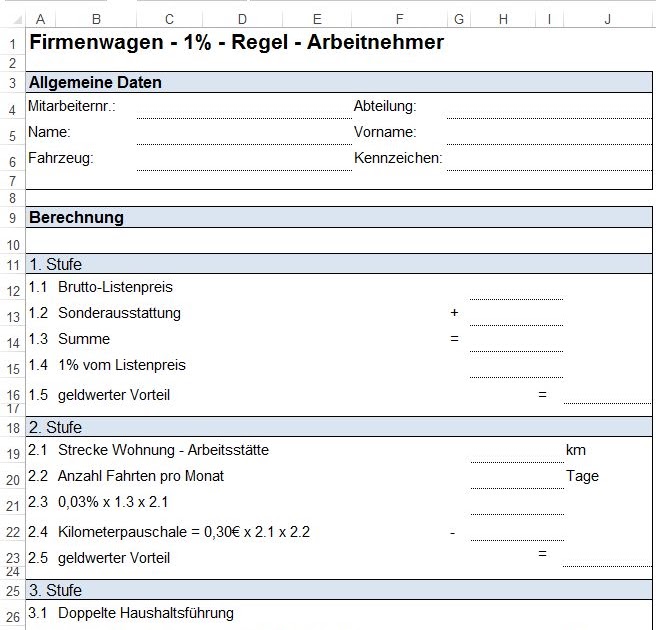 Reisekostenabrechnung 2020 Formular Kostenlos Pdf