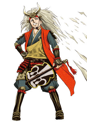 印刷 かっこいい 戦国 武将 イラスト Leyehanaejp
