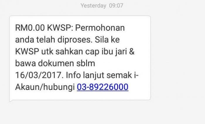 Surat Rayuan Pengeluaran Wang Kwsp - Kecemasan 2