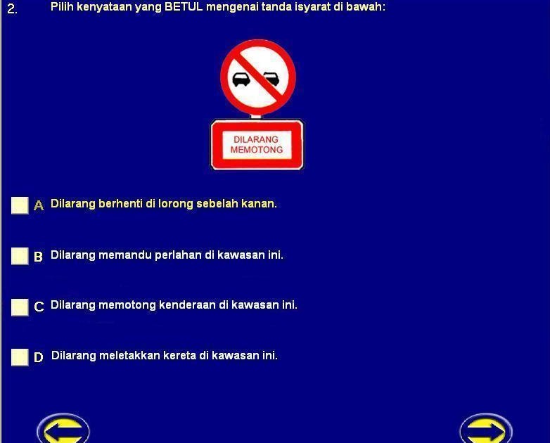 Contoh Soalan Jpj Lesen Motor - Contoh Kar