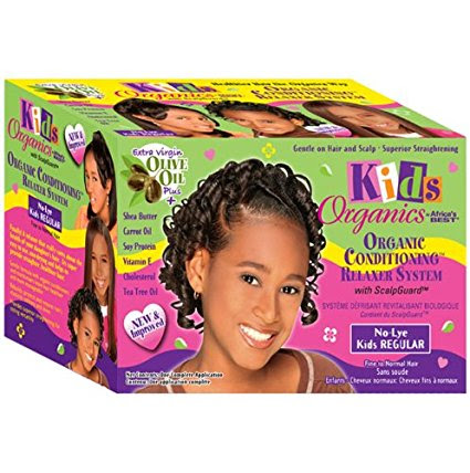 Lye relaxers break the bond between the strands and the chemicals quicker, leaving you with silky hair. Africa S Best Kids Organics No Lye Relaxer Kit Regular Nubian Galore