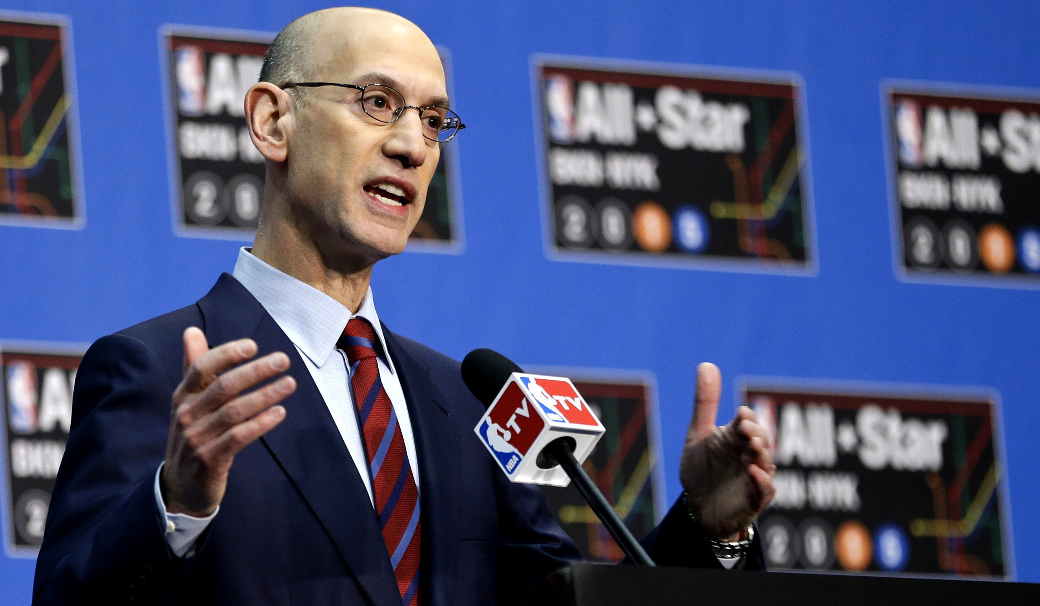 Adam Silver says he'll look into restructuring NBA playoffs