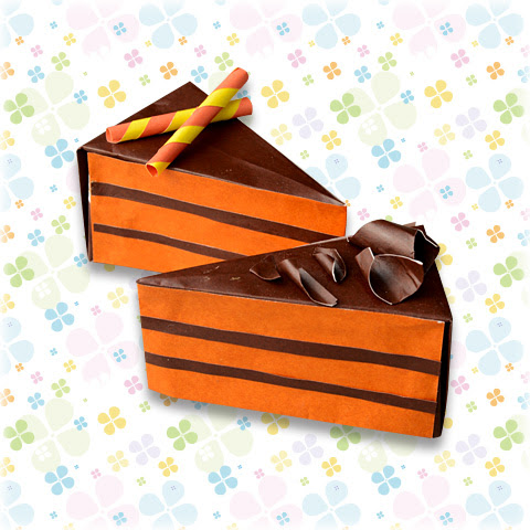 折り紙 立体 カップケーキ