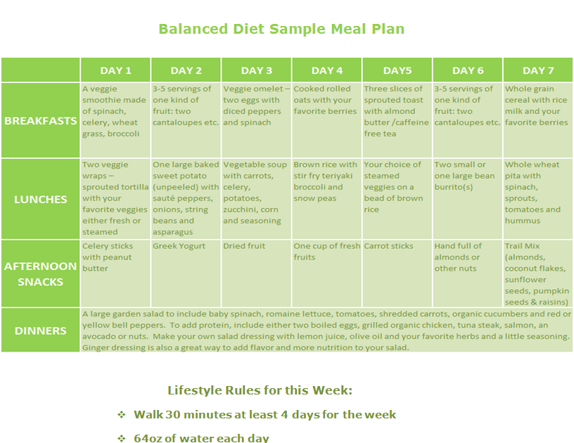 30 day shed and shred meal plan ~ anakshed