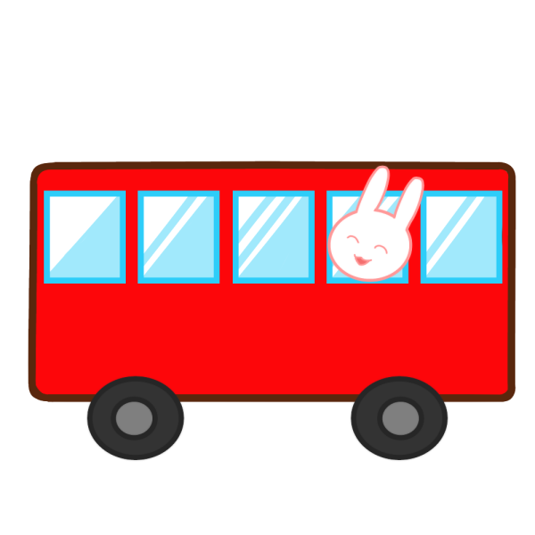 無料印刷可能バス イラスト 無料 かわいい 最高の動物画像