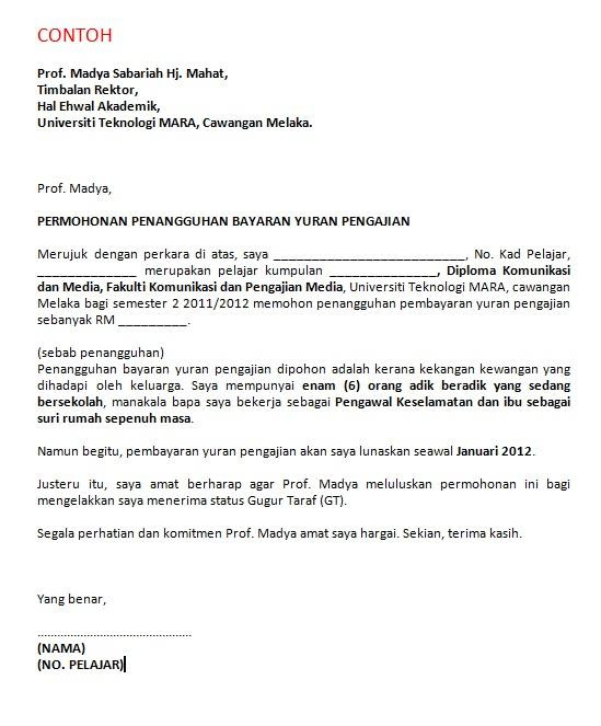 Contoh Cover Letter Untuk Jawatan Jururawat - Sepcont