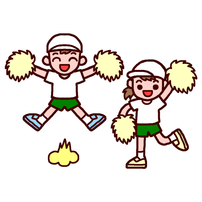 美しい花の画像 心に強く訴える運動会 ダンス イラスト