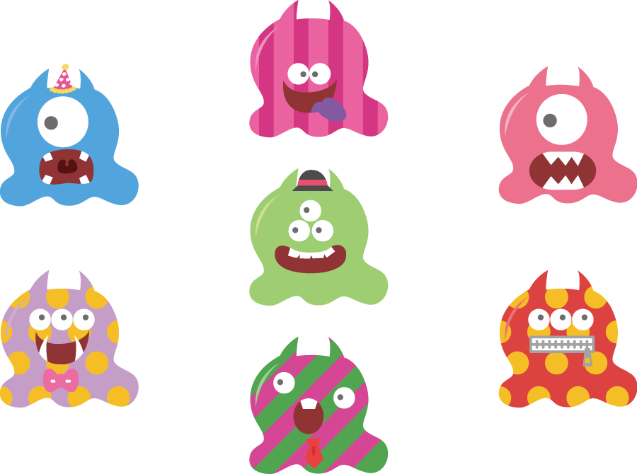 ロイヤリティフリーモンスター イラスト フリー スーパーイラストコレクション