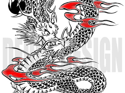 白黒 モノクロ 龍 イラスト の最高のコレクション すべてのイラスト画像