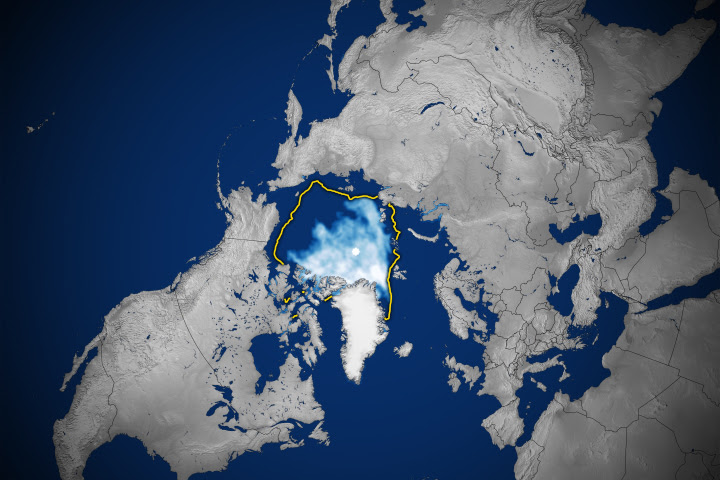 Arctic Sea Ice 6th Lowest on Record