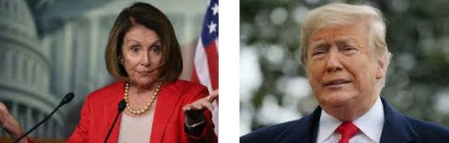 pelosi and trump pic