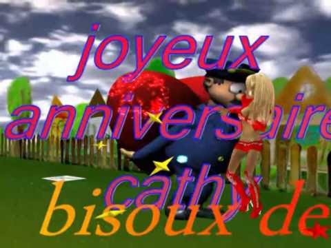 Carte Joyeux Anniversaire Cathy Nguyet
