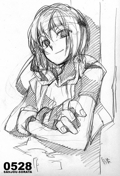 元の腕組み イラスト 女の子 アニメ画像