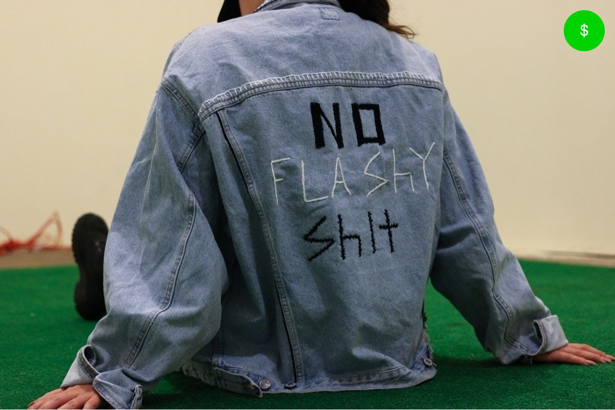 embroidered jean jacket