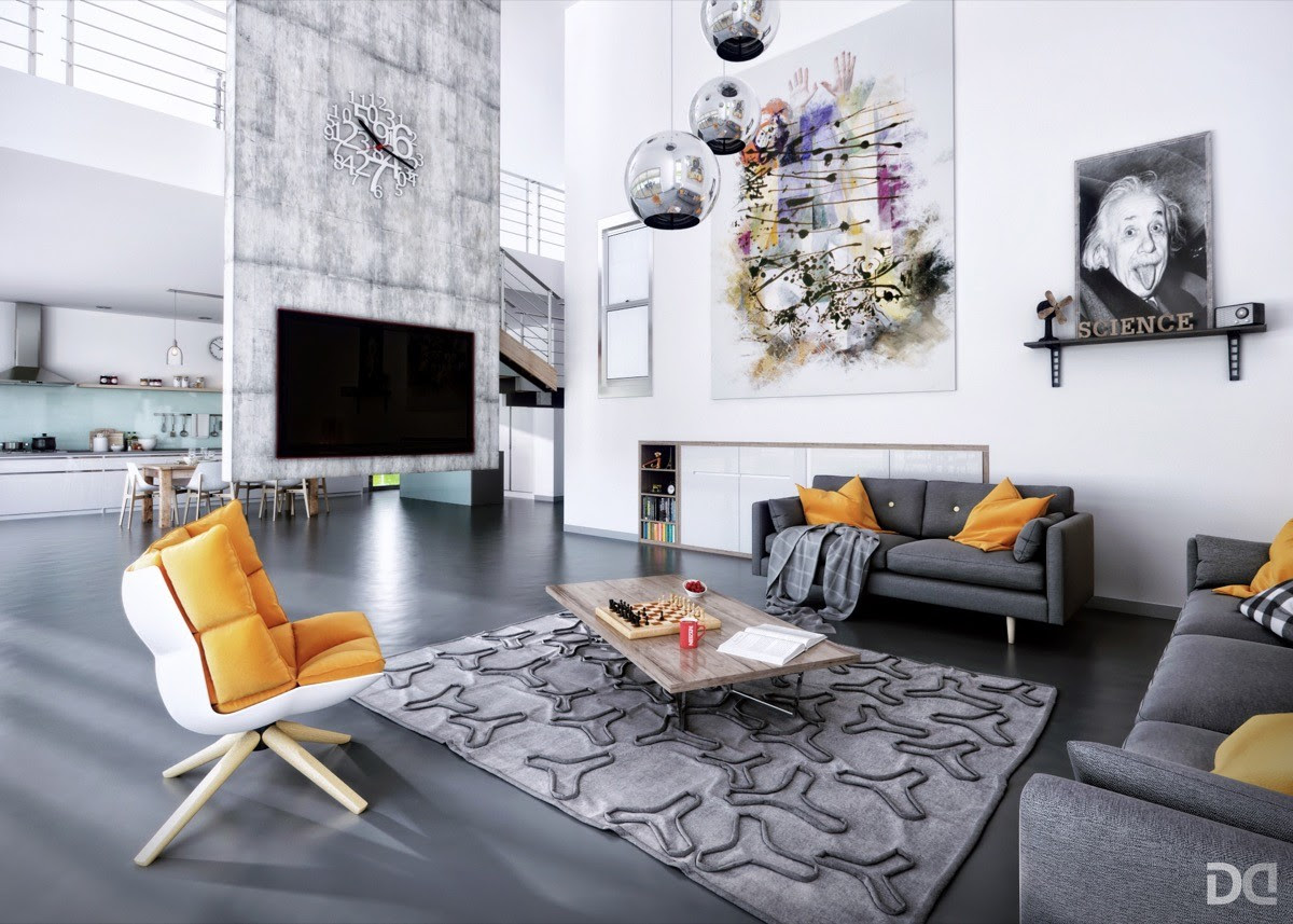 Door openings in a living room should be located so as to in my experience as an architect for the past 15 years, i have found that to arrange furniture and. 30 Double Height Living Rooms That Add An Air Of Luxury