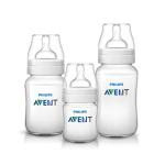 Kit 3 Mamadeira Clássica Anticólica 125/260/330ml AVENT