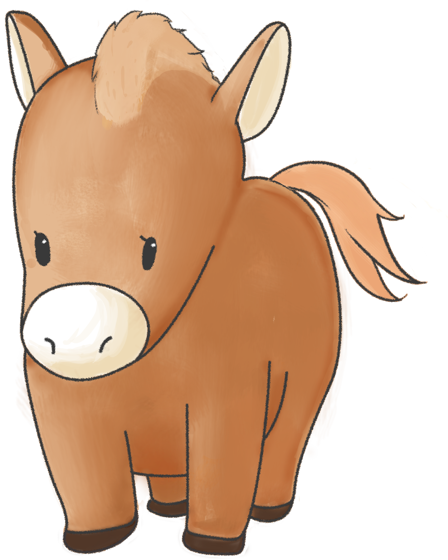 すべての動物の画像 元の馬 イラスト 無料 かわいい