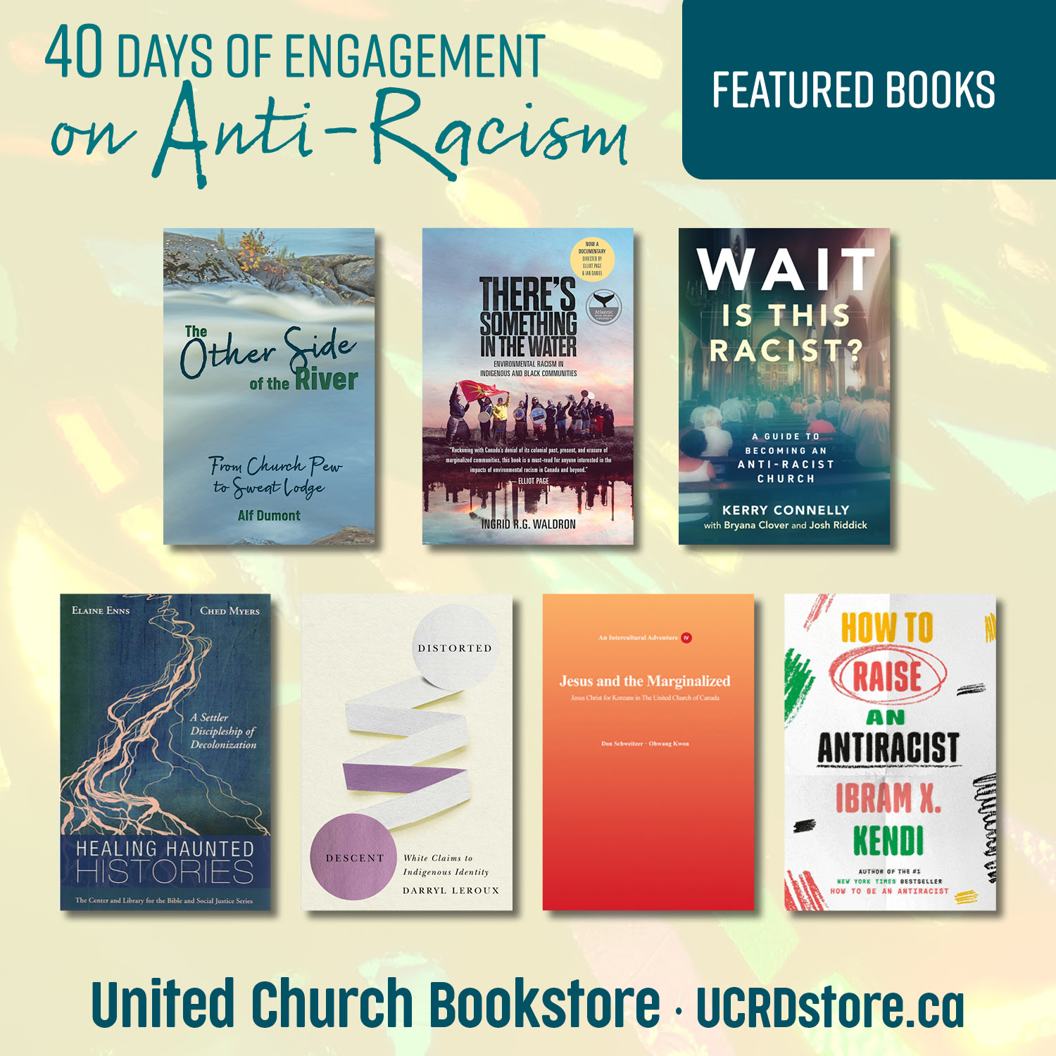 40 Days of Engagement on Anti-Racism featured Books