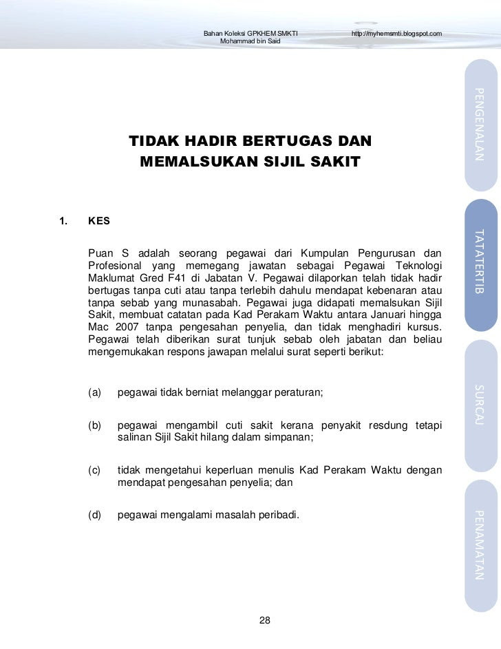 Surat Rasmi Amaran Terakhir - Rasmi F