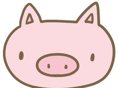 豚 イラスト かわいい 簡単 の最高のコレクション 無料イラスト集