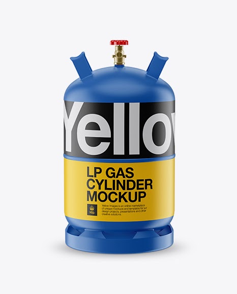 Download Matte LP Gas Cylinder PSD Mockup Front View - Matte LP Gas Cylinder PSD Mockup Front View ...