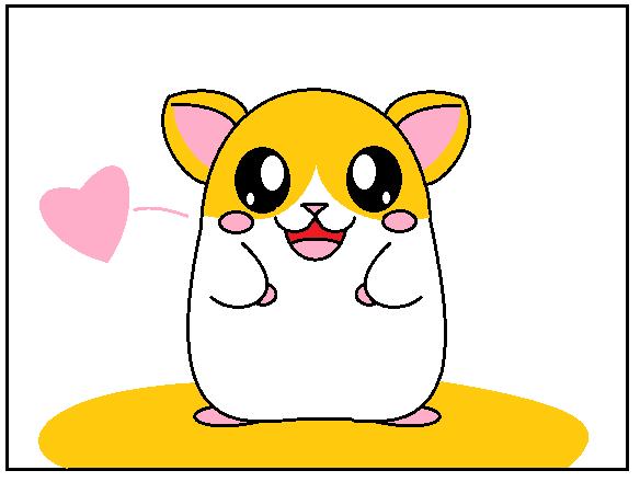 ベスト可愛い ハムスター イラスト 簡単 動物ゾーン