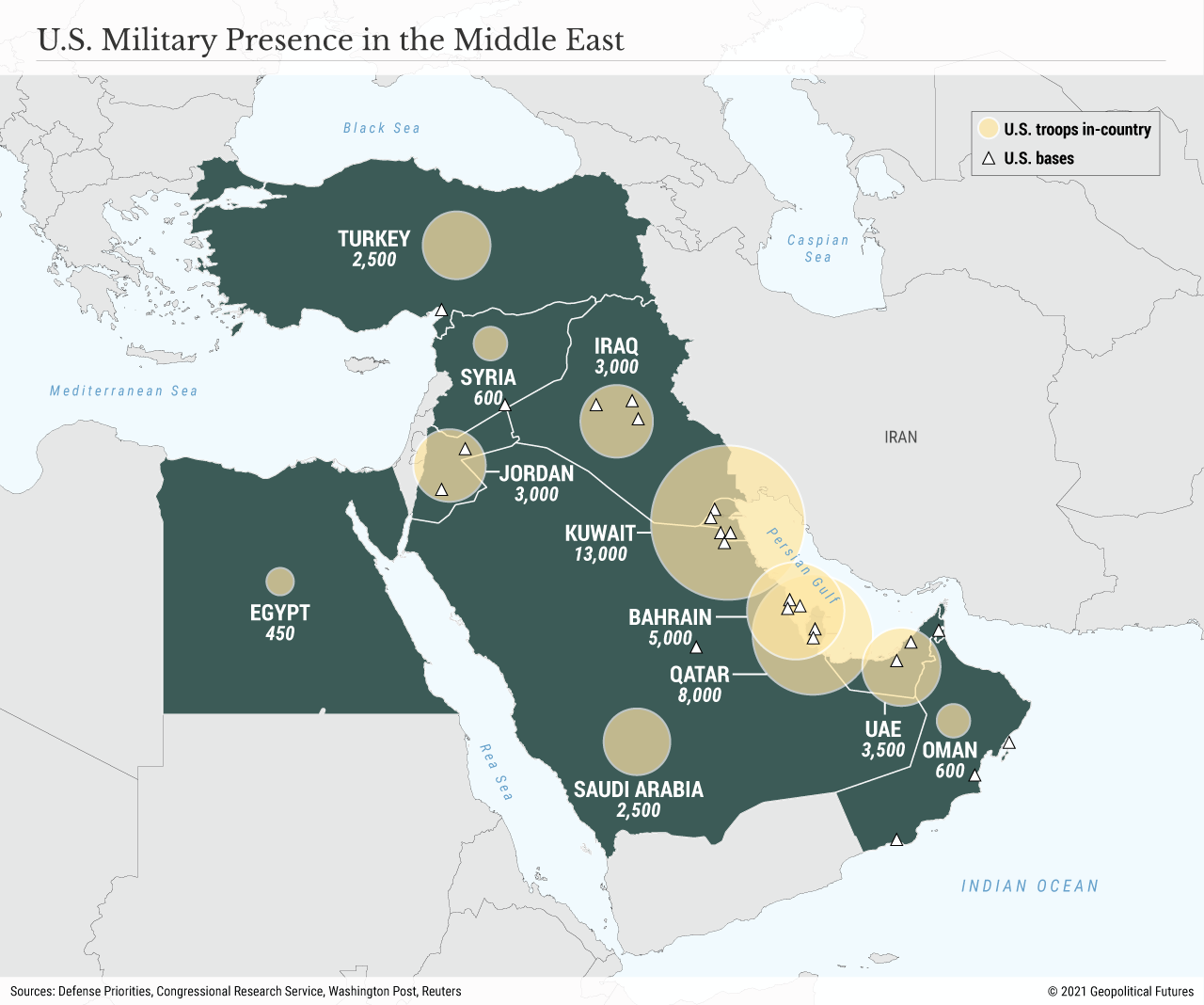 U.S. Military Presence in the Middle East