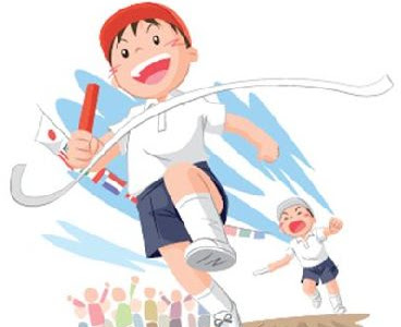 無料イラスト画像 リレー 体育 祭 イラスト かっこいい