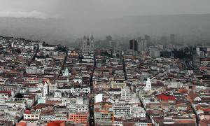 Panorámica de Quito, la capital de Ecuador.